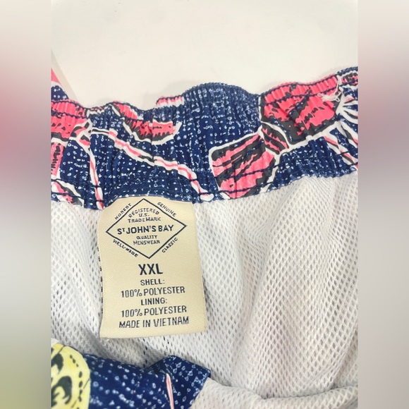 Lobster Men’s Swim Trunks Preppy Bathing Suit Blue Beach Swim Pool Size XXL - Picture 15 of 15